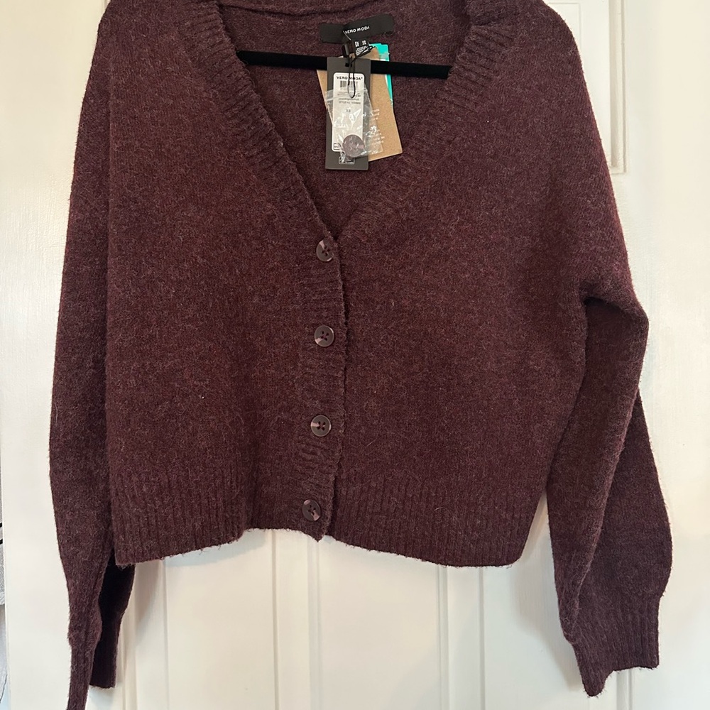 Vero Moda Deep Purple Cardigan